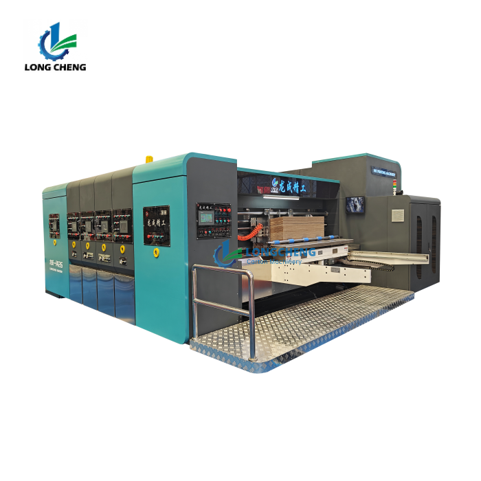 High speed printing slotting die cutting machine