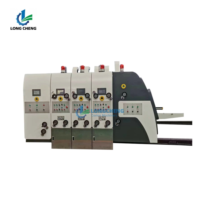 Medium speed flexo printing slotting die-cuttin...